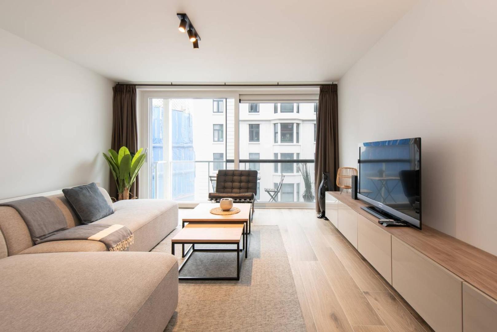 Luxueus, Ruim Appartement Op 350M Van Het Strand Oostende Exteriör bild