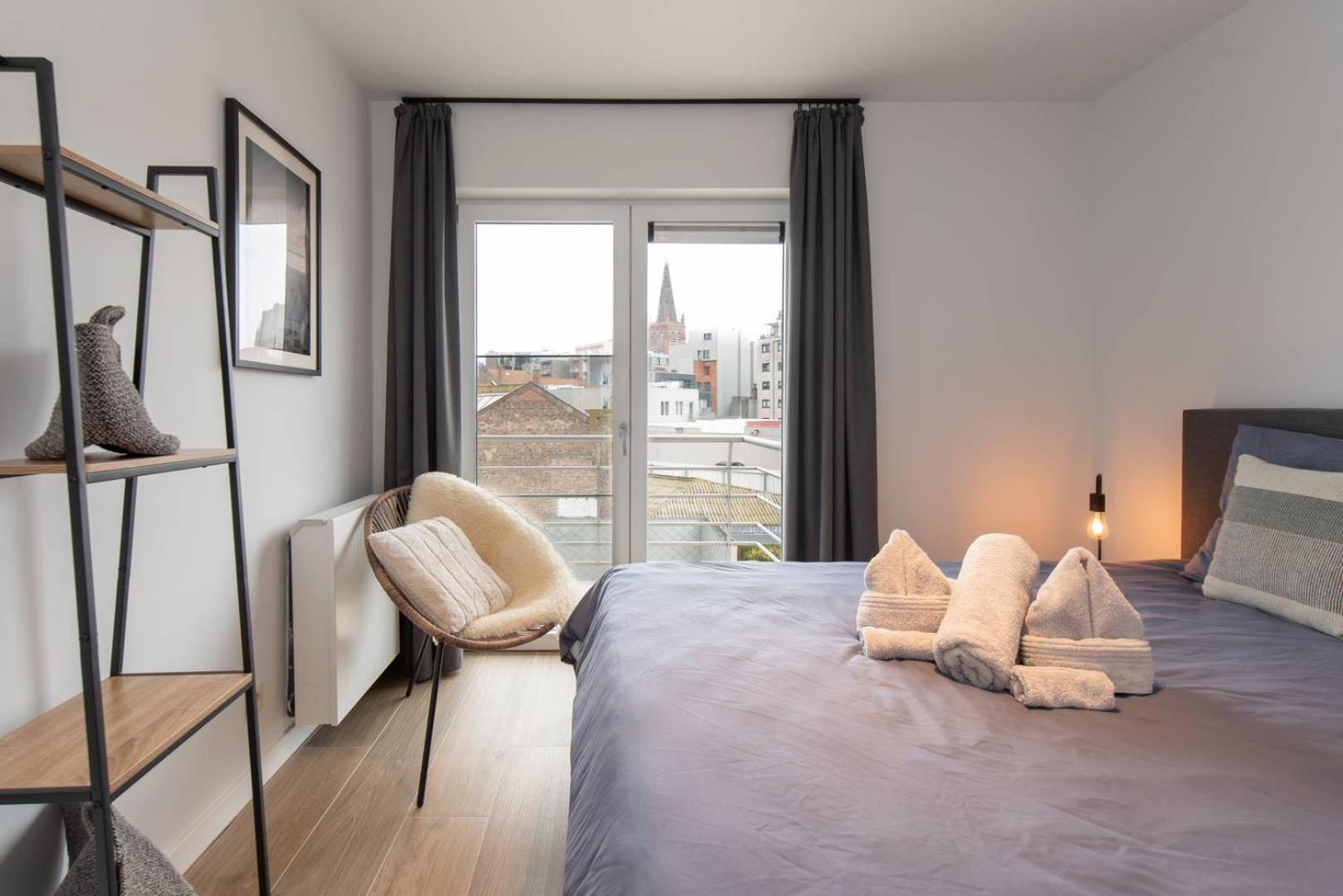 Luxueus, Ruim Appartement Op 350M Van Het Strand Oostende Exteriör bild